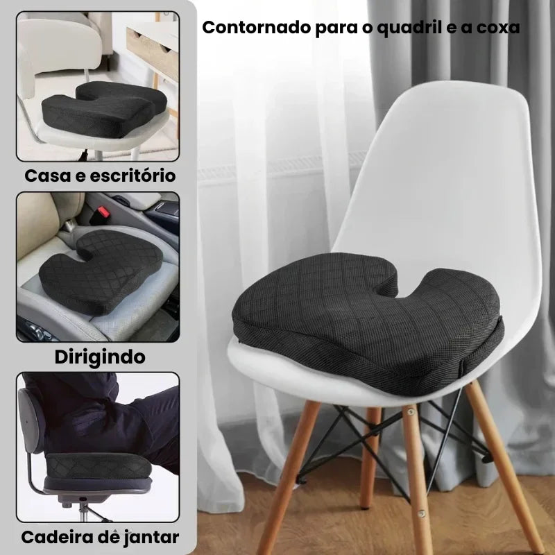 Almofada Ortopédica para Cóccix, Lombar e Ciática SentaConfort