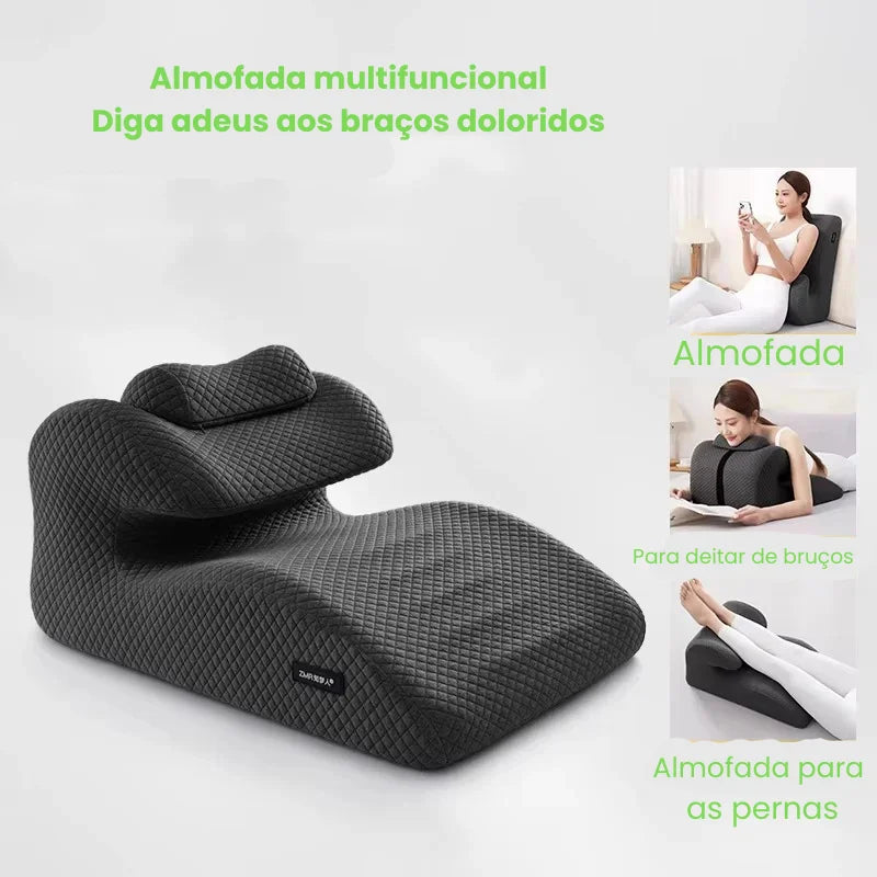 Almofada Ortopédica Anti-Refluxo e Dor nas Costas Luxconfort