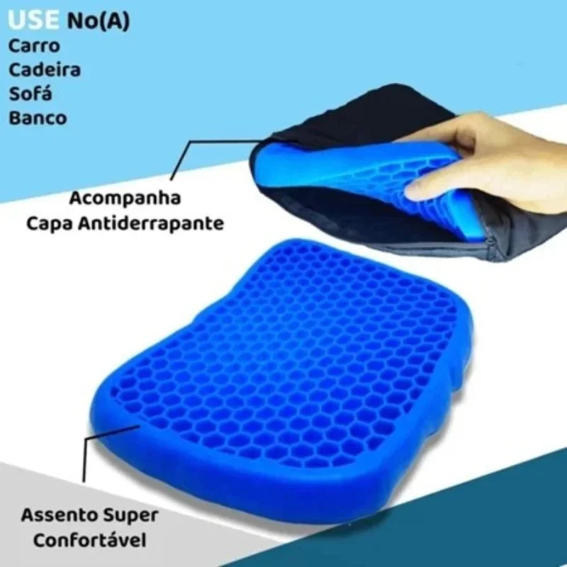 Almofada Ortopédica Anti-Dor ao Sentar Gelconfort