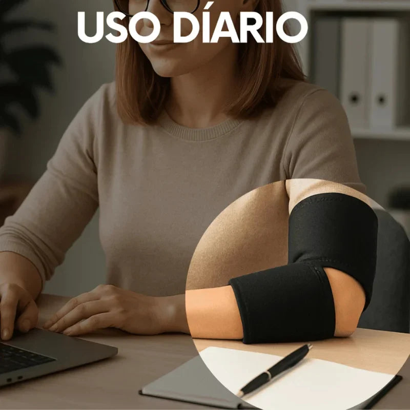 Cotoveleira Ortopédica Alívio para Tendinite e Esportes FlexPain