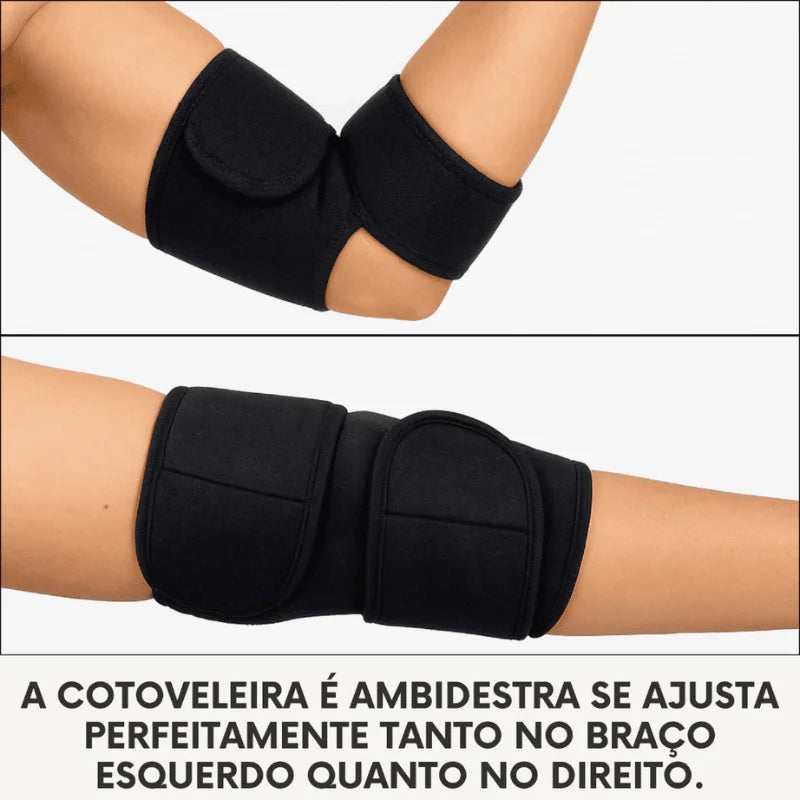 Cotoveleira Ortopédica Alívio para Tendinite e Esportes FlexPain