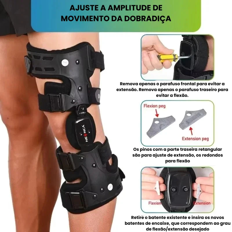 Joelheira Ortopédica para Osteoartite e Lesões Avançadas Relief