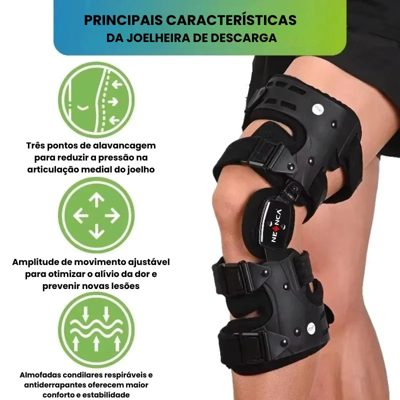 Joelheira Ortopédica para Osteoartite e Lesões Avançadas Relief
