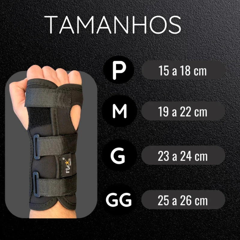 Munhequeira Ortopédica para Tendinite e Túnel do Carpo HidroFlex