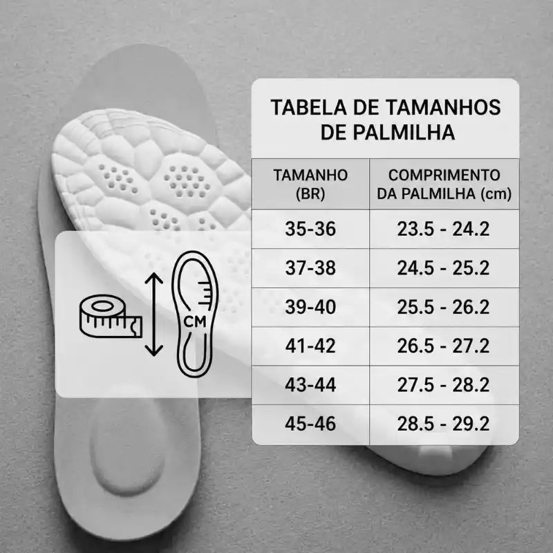 Palmilha Ortopédica para Dor no Calcanhar StopDor