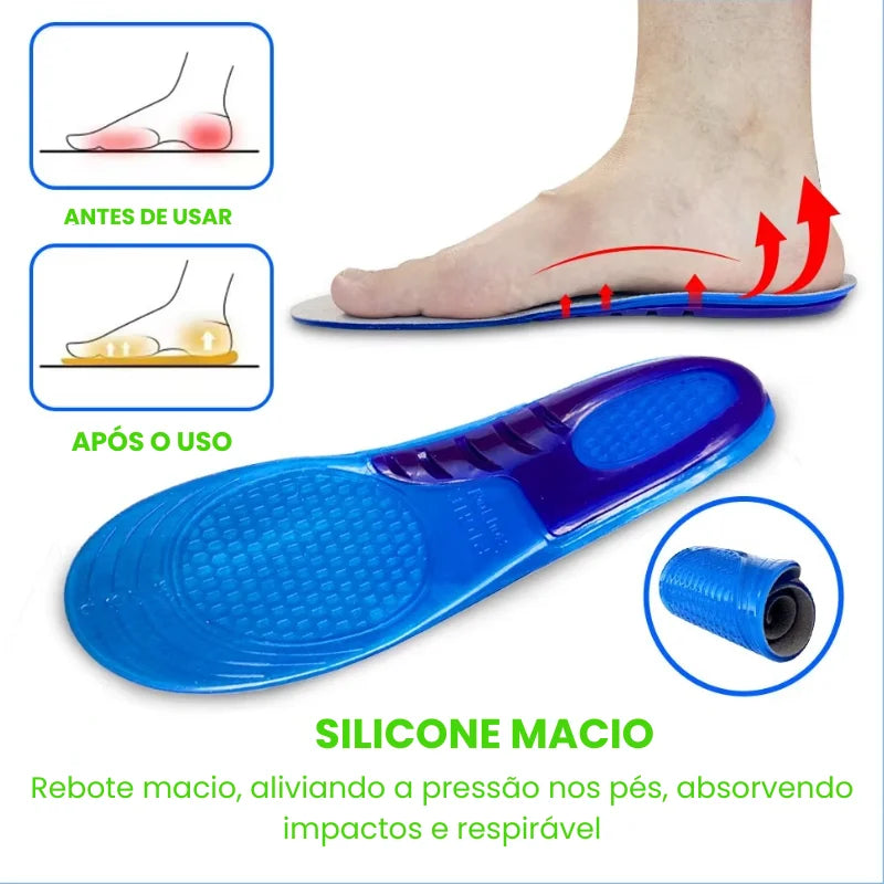 Palmilha Ortopédica para joanetes e Calcanhar ShockGuard