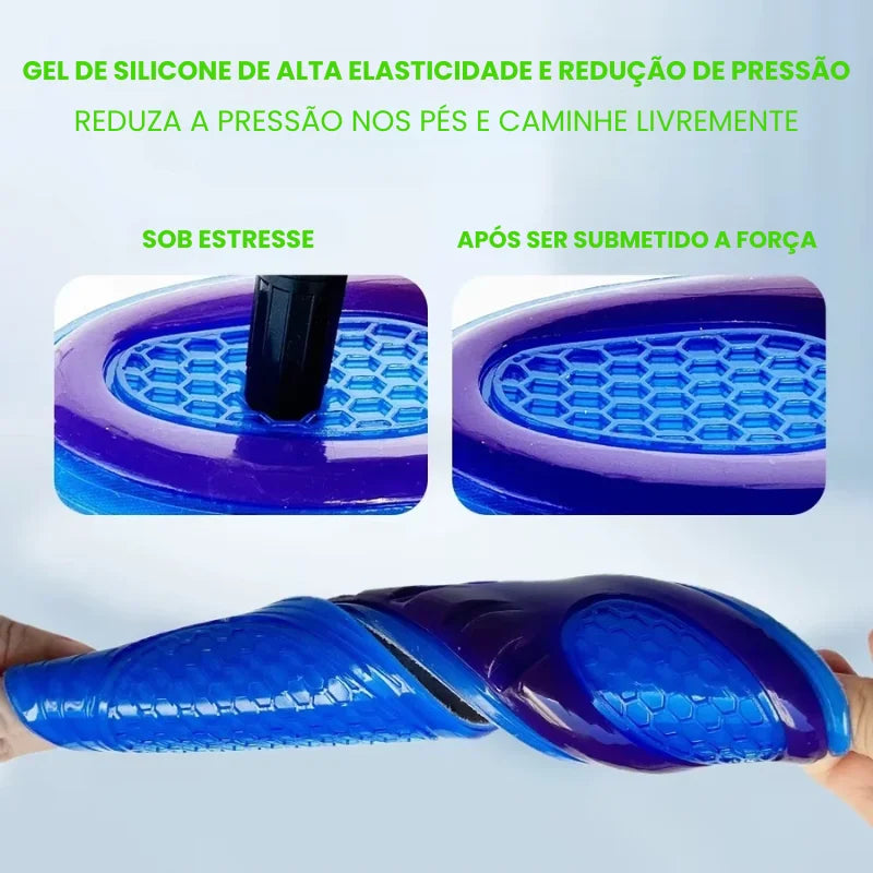 Palmilha Ortopédica para joanetes e Calcanhar ShockGuard