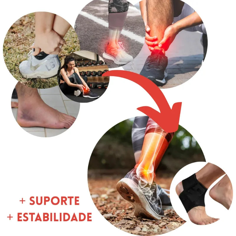 Tornozeleira Ortopédica Contra Entorse e Tendinite ProtectFlex