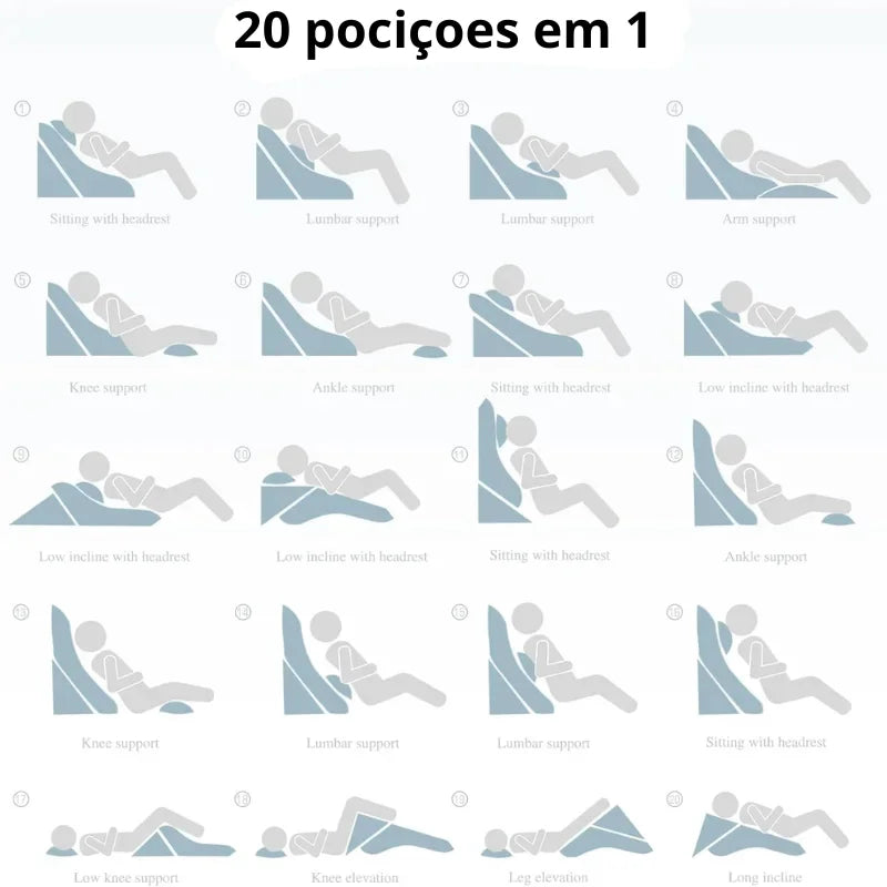 Travesseiro Ortopédico Anti-Refluxo OrthoX