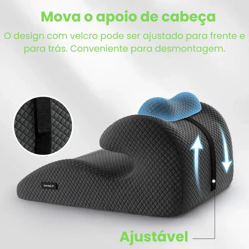 Almofada Ortopédica Anti-Refluxo e Dor nas Costas Luxconfort