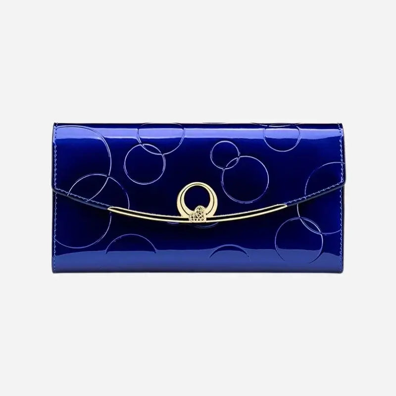Carteira-de-Mão-em-Couro-Vivienne-Azul-com-Design-Contemporâneo-e-Estilo-Prático