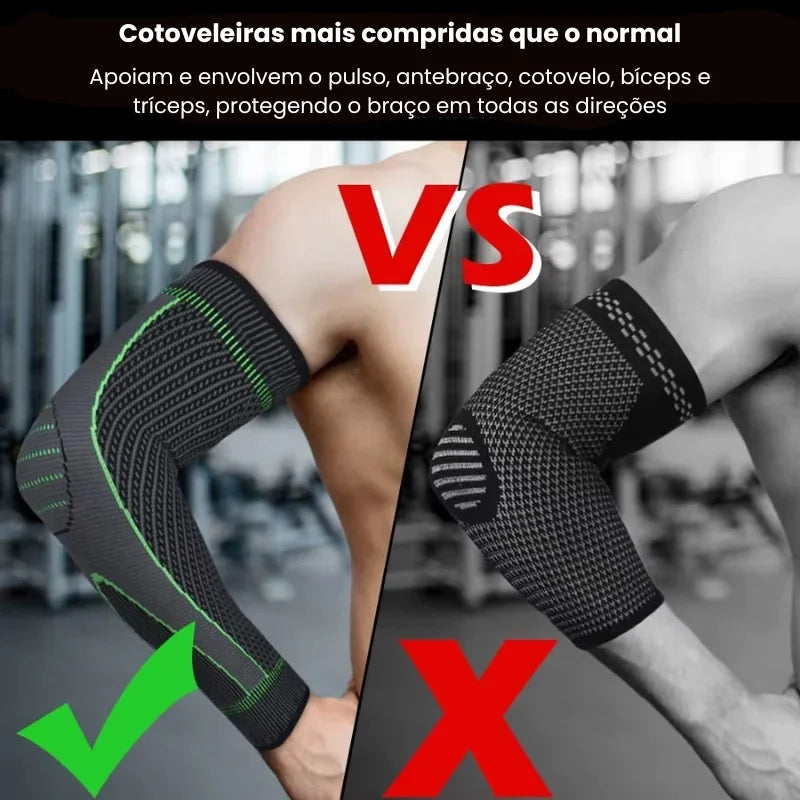 Cotoveleira Ortopédica para Tendinite com Pressão Direcionada PowerGrip