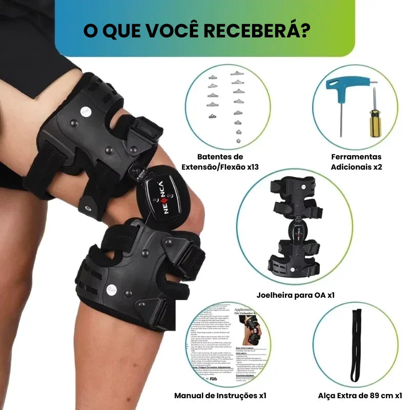 Joelheira Ortopédica para Osteoartite e Lesões Avançadas Relief