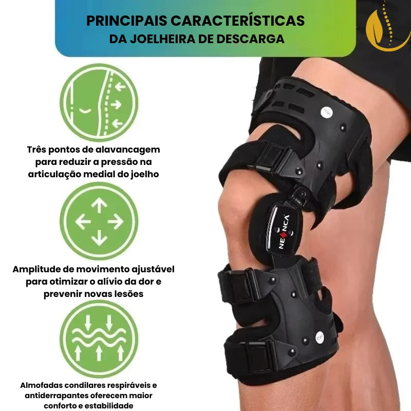 Joelheira Ortopédica para Osteoartite e Lesões Avançadas Relief
