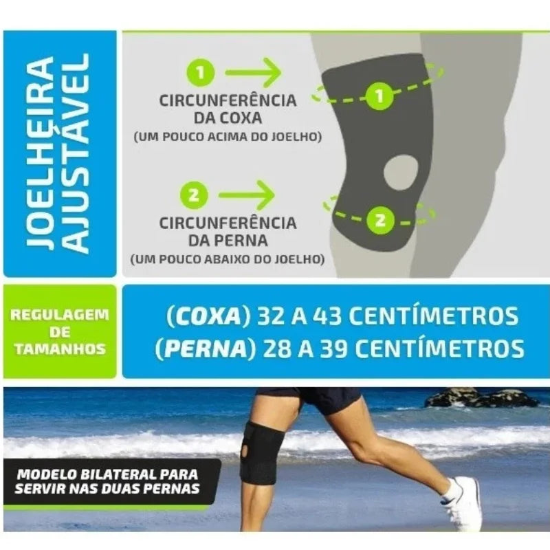 Joelheira Ortopédica para Tendinite com Articulação MBFit