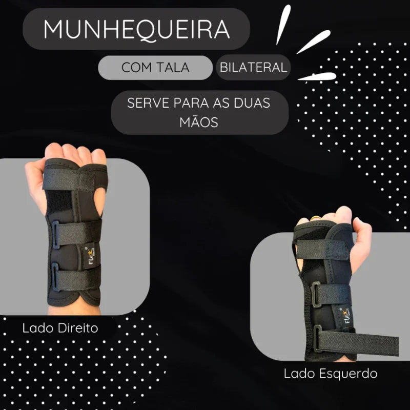 Munhequeira Ortopédica para Tendinite e Túnel do Carpo HidroFlex