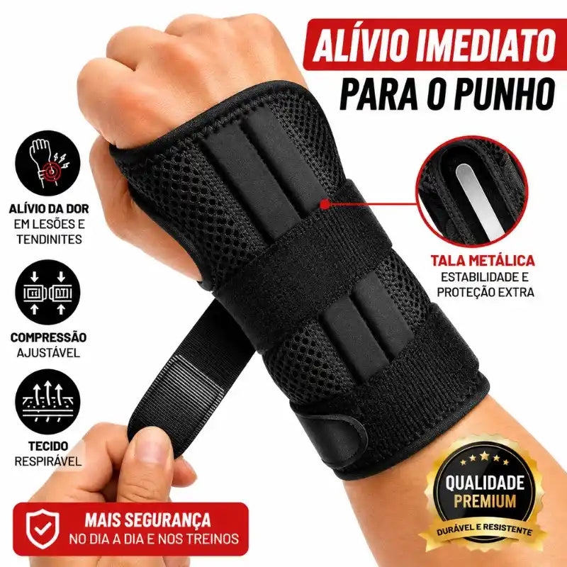 Munhequeira Ortopédica para Túnel do Carpo e Tendinite CarpoMax