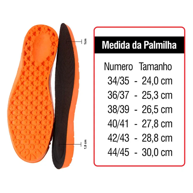 Palmilha Ortopédica para Esporão Calcâneo GelPro4D
