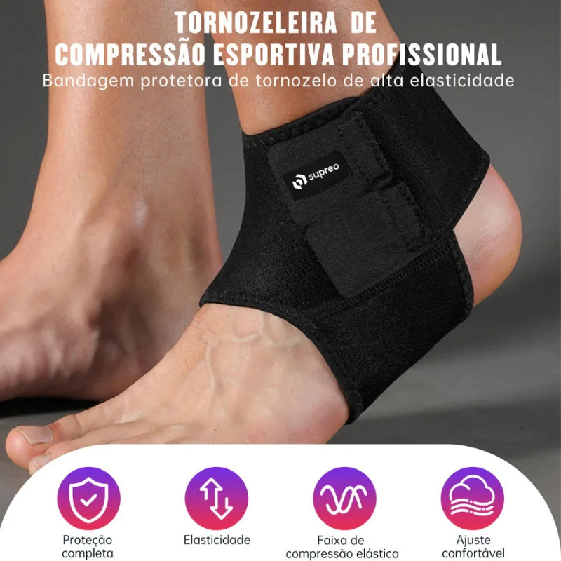 Tornozeleira Ortopédica Contra Entorse e Tendinite ProtectFlex