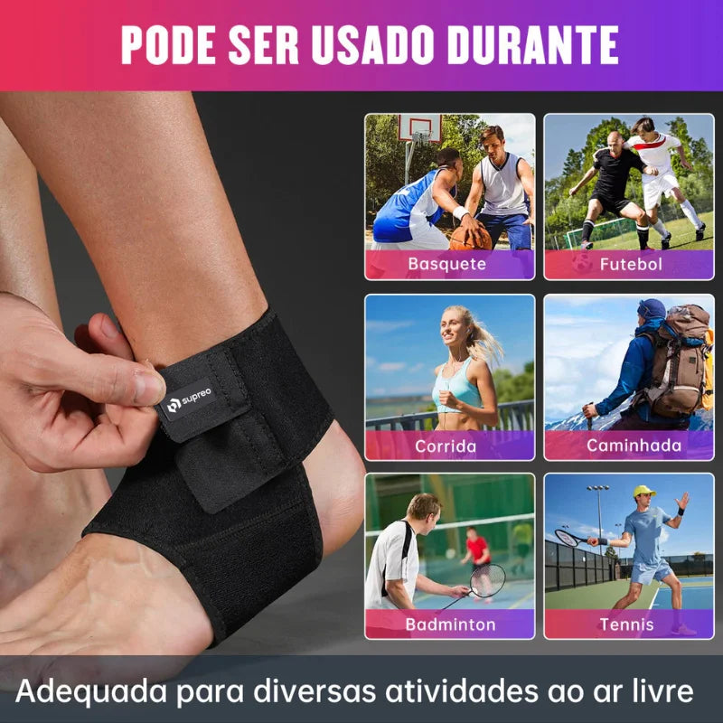 Tornozeleira Ortopédica Contra Entorse e Tendinite ProtectFlex