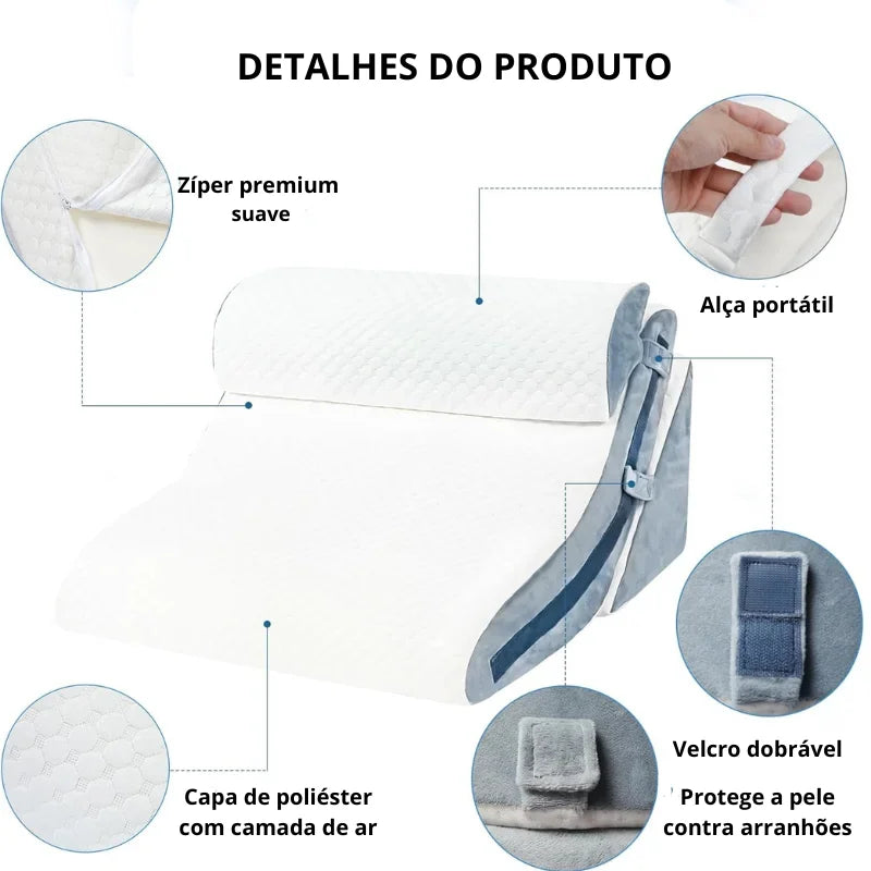 Travesseiro Ortopédico Anti-Refluxo OrthoX
