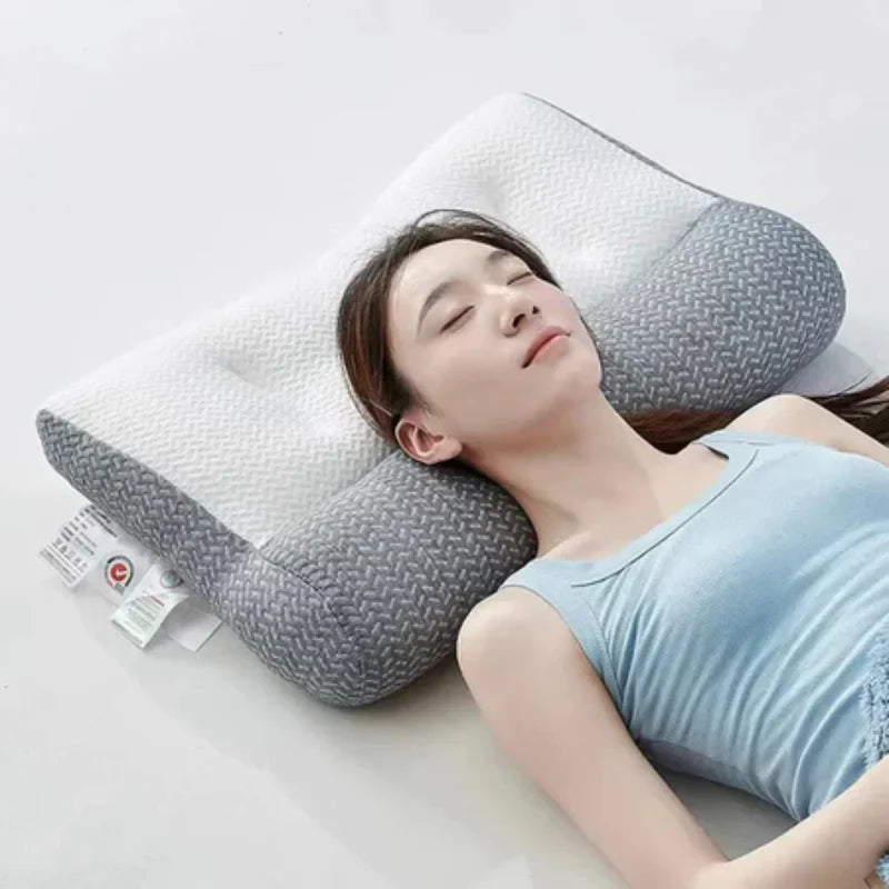 Travesseiro Ortopédico Conforto de coluna e pescoço Tricot