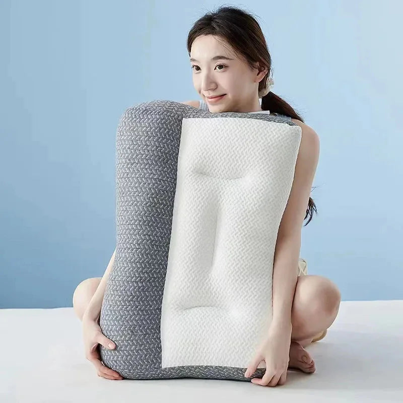 Travesseiro Ortopédico Conforto de coluna e pescoço Tricot